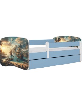 Dětská postel Babydreams loď modrá