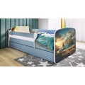 Dětská postel Babydreams loď modrá