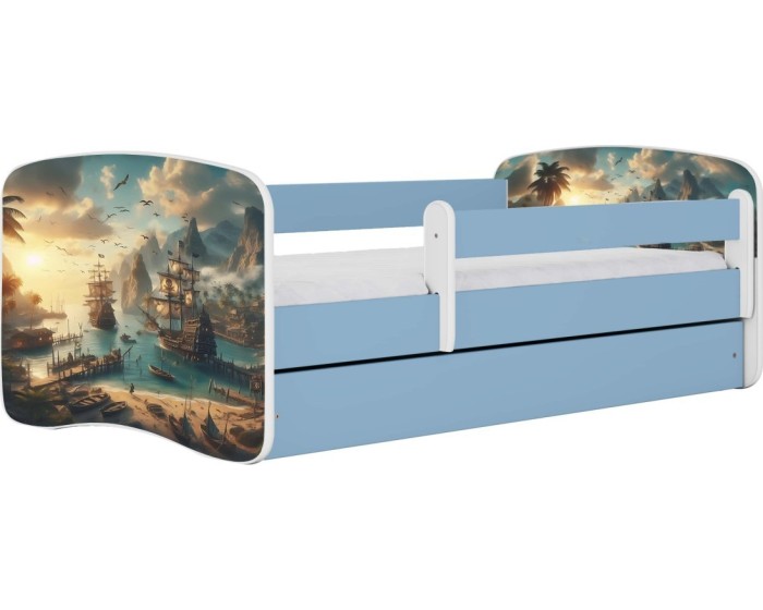 Dětská postel Babydreams loď modrá