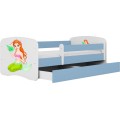 Dětská postel Babydreams mořská panna modrá