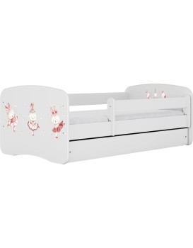 Dětská postel Babydreams králíčci bílá