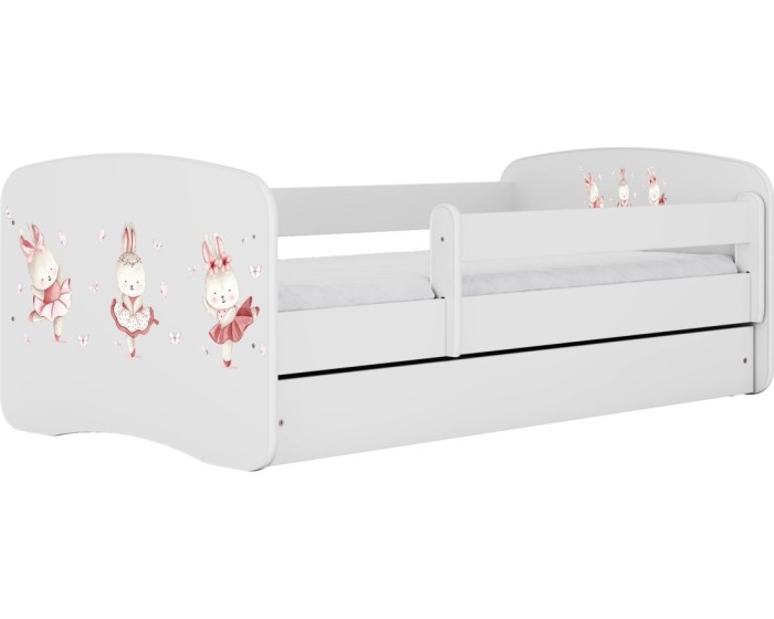 Dětská postel Babydreams králíčci bílá