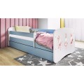 Dětská postel Babydreams králíčci modrá