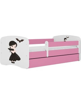 Dětská postel Babydreams temná princezna růžová