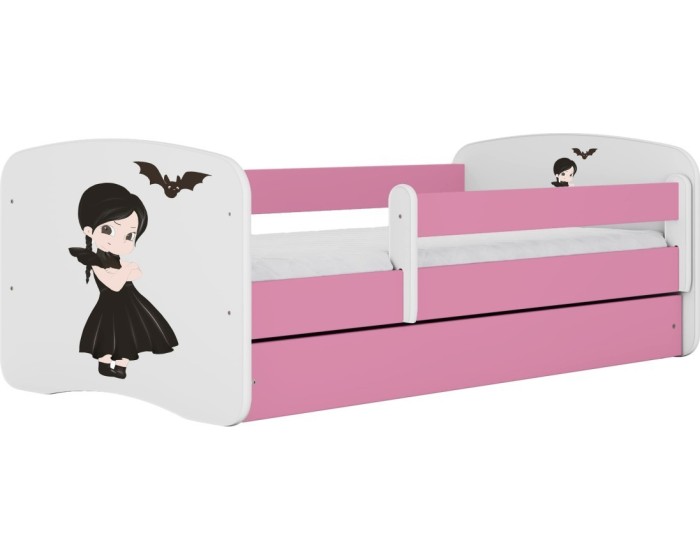Dětská postel Babydreams temná princezna růžová
