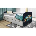 Dětská postel Babydreams race bílá