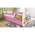 Dětská postel Babydreams zvířátka růžová