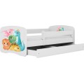 Dětská postel Babydreams dinosauři bílá