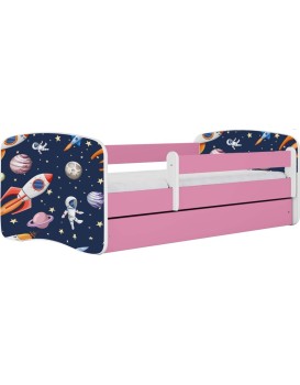 Dětská postel Babydreams vesmír růžová