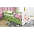 Dětská postel Babydreams medvídek zelená