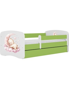 Dětská postel Babydreams medvídek zelená