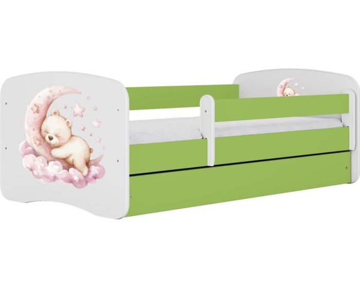 Dětská postel Babydreams medvídek zelená