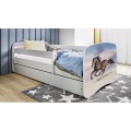 Dětská postel Babydreams běžící kůň bílá