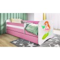 Dětská postel Babydreams mořská panna růžová