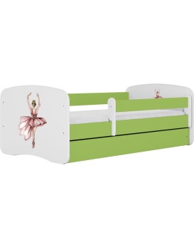 Dětská postel Babydreams tanečnice zelená