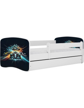 Dětská postel Babydreams race bílá