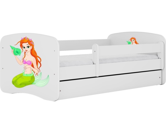 Dětská postel Babydreams mořská panna bílá