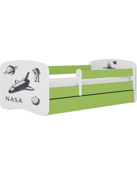 Dětská postel Babydreams Nasa zelená