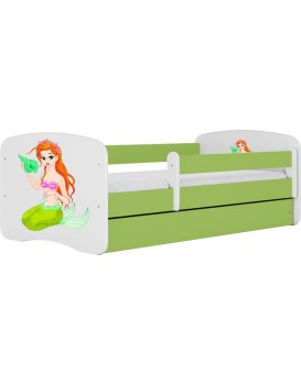 Dětská postel Babydreams mořská panna zelená