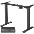 Nastavitelný elektrický rám pracovního stolu Vasagle Prom 90/140 cm černý