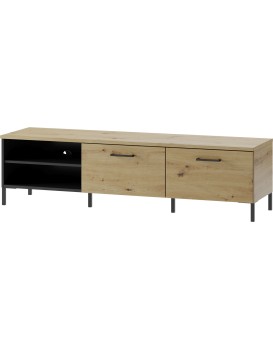 TV stolek Lucas II 25 155 cm dub Artisan/černý