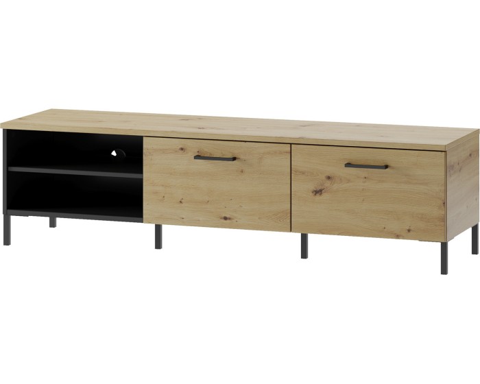 TV stolek Lucas II 25 155 cm dub Artisan/černý