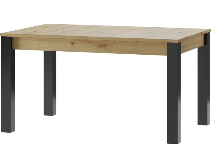 Rozkládací jídelní stůl Lucas II 40 140/210 cm dub Artisan/černý