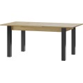 Rozkládací jídelní stůl Lucas II 40 140/210 cm dub Artisan/černý