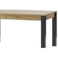 Rozkládací jídelní stůl Lucas II 40 140/210 cm dub Artisan/černý