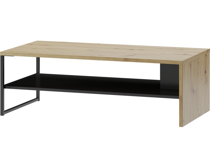 Konferenční stolek Lucas II 41 120 cm dub Artisan/černý
