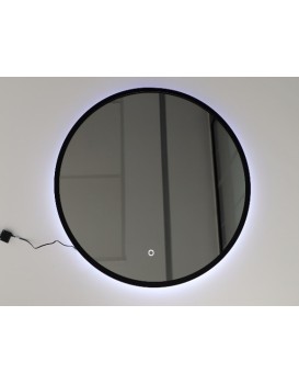 Koupelnové zrcadlo Luna FI600 černé