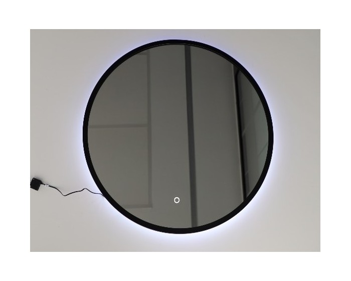 Koupelnové zrcadlo Luna FI600 černé