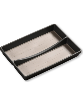 Organizér do zásuvky Kubas 23 cm černý