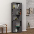 Moderní knihovna Houseland FRAME antracit