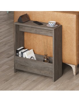 Odkládací stolek Houseland Simpi tmavá káva