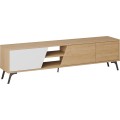 TV stolek Houseland FIONA 180 cm dub safírový/bílý