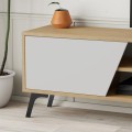 TV stolek Houseland FIONA 180 cm dub safírový/bílý