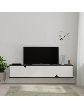 Televizní stolek Houseland Spark bendir/bílý