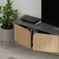 Televizní stolek Houseland Spark antracit/dub safírový