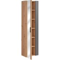 Koupelnová skříňka se zrcadlem vysoká Madera 803 1D dub artisan/grafit