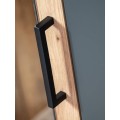Koupelnová skříňka se zrcadlem vysoká Madera 803 1D dub artisan/grafit