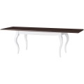 Jídelní rozkládací stůl Massimo 40 160/250 cm bílý/mocca