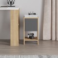 Noční stolek Houseland EMA dub přírodní/antracit