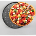 Plech na pizzu LAMELA 33 cm černý