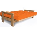 Rozkládací pohovka MEXICO 01 210 cm z masivu/oranžová