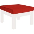 Taburet MEXICO 01 51 cm z masivu/červený