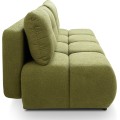 Rozkládací pohovka Milo 214 cm Now or Never 38 bouclé zelená 