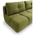 Rozkládací pohovka Milo 214 cm Now or Never 38 bouclé zelená 