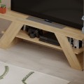 TV stolek Houseland Farfalla 120 cm dub přírodní