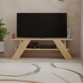 TV stolek Houseland Farfalla 120 cm dub přírodní